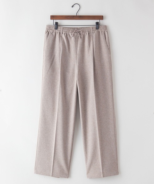 UNIIT（ユニット）の「【UNIIT/ユニット】 ワイドシルエット 　ワイドパンツ　センタープレス　イージーパンツ 韓国ファッション モードファッション キレイ目　ウエストゴム（その他パンツ・メンズ・チャコールグレー/ブラック/ベージュ・X-LARGE/LARGE/MEDIUM/SMALL）」の12枚目の写真