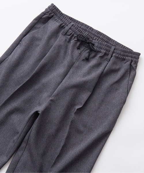 UNIIT（ユニット）の「【UNIIT/ユニット】 ワイドシルエット 　ワイドパンツ　センタープレス　イージーパンツ 韓国ファッション モードファッション キレイ目　ウエストゴム（その他パンツ・メンズ・チャコールグレー/ブラック/ベージュ・X-LARGE/LARGE/MEDIUM/SMALL）」の11枚目の写真