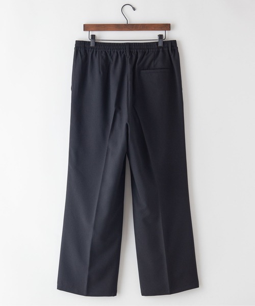 UNIIT（ユニット）の「【UNIIT/ユニット】 ワイドシルエット 　ワイドパンツ　センタープレス　イージーパンツ 韓国ファッション モードファッション キレイ目　ウエストゴム（その他パンツ・メンズ・チャコールグレー/ブラック/ベージュ・X-LARGE/LARGE/MEDIUM/SMALL）」の18枚目の写真