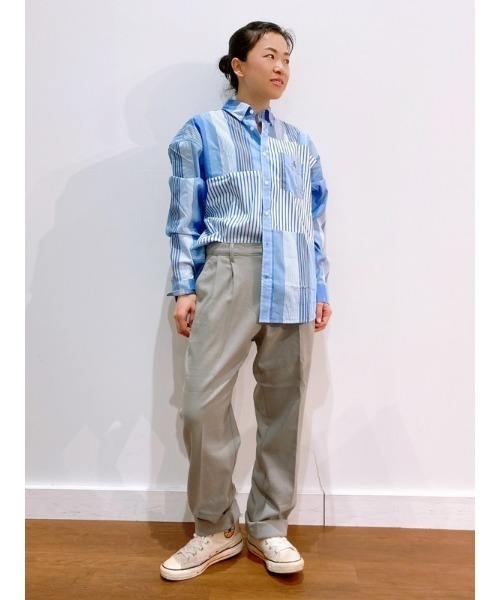 GAP（ギャップ）の「ミックスストライプ シャツ（シャツ