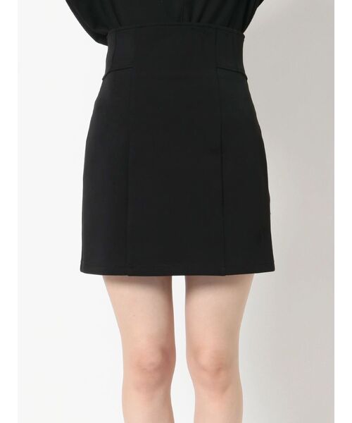 EMODA（エモダ）の「スーパーハイウエストミニスカート（スカート・レディース・ブルー/アイボリー/ブラック・SMALL/MEDIUM）」の12枚目の写真