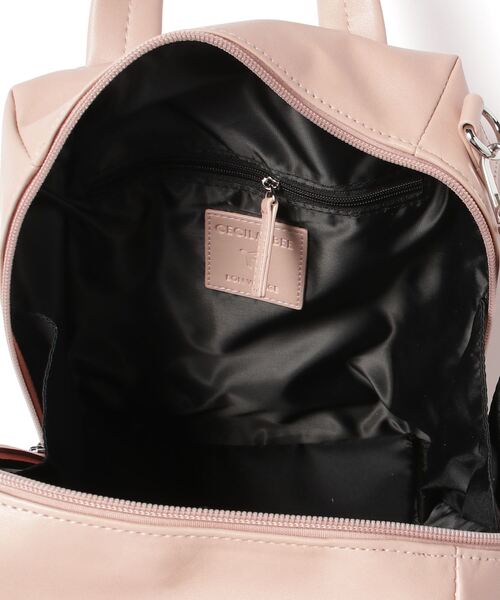CECIL McBEE(セシルマクビー)の「CECIL McBEE bon voyage ミニボストン(ボストンバッグ・レディース・ピンク/ホワイト/ブラック・F)」の6枚目の写真
