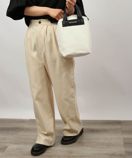 CECIL McBEE(セシルマクビー)の「CECIL McBEE bon voyage ミニボストン(ボストンバッグ・レディース・ピンク/ホワイト/ブラック・F)」の9枚目の写真