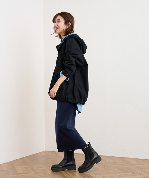 FRAMeWORK（フレームワーク）の「アノラック（ブルゾン・レディース・ホワイト/ブラック・FREE）」の5枚目の写真