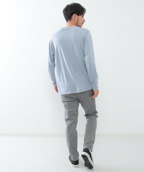 ikka(イッカ)の「ストライプミックス切り替えロンT(Tシャツ/カットソー・メンズ・ブルー/ホワイト/グリーン/ネイビー・S/L/XL/M)」の11枚目の写真