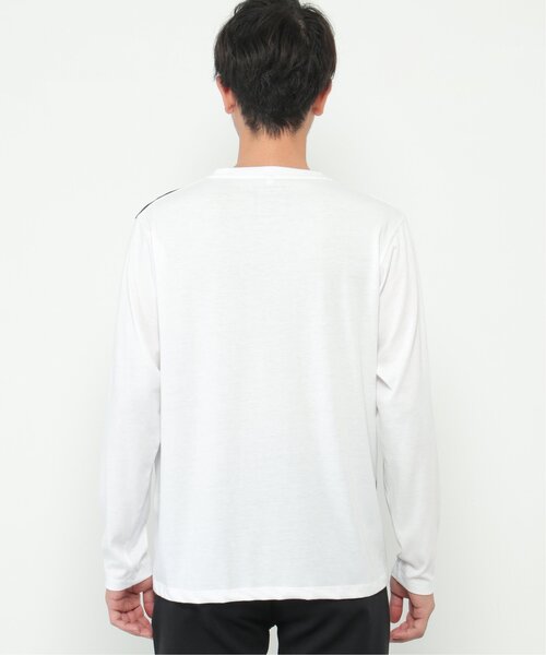 ikka(イッカ)の「ストライプミックス切り替えロンT(Tシャツ/カットソー・メンズ・ブルー/ホワイト/グリーン/ネイビー・S/L/XL/M)」の14枚目の写真