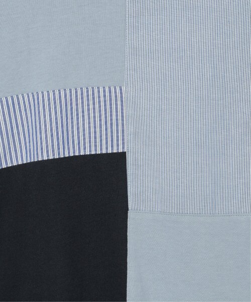 ikka(イッカ)の「ストライプミックス切り替えロンT(Tシャツ/カットソー・メンズ・ブルー/ホワイト/グリーン/ネイビー・S/L/XL/M)」の22枚目の写真