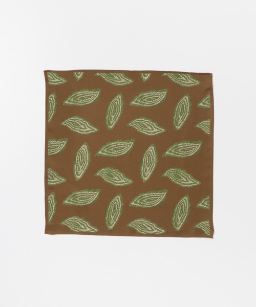 URBAN RESEARCH DOORS（アーバンリサーチドアーズ）の「LIFE STYLE TAILOR　シルクプリントチーフ2（ハンカチ/ハンドタオル・メンズ・ライトブラウン/ネイビー/ブラウン・-）」の7枚目の写真
