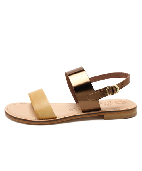 ROSE BUD(ローズバッド)の「(EDER)1262 WOMEN'S BICOLOR OPEN TOE FLAT SANDAL(サンダル・レディース・ホワイト系その他/イエロー系その他・37/36/39/38)」の10枚目の写真