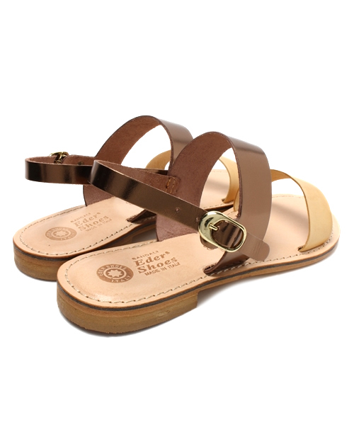 ROSE BUD(ローズバッド)の「(EDER)1262 WOMEN'S BICOLOR OPEN TOE FLAT SANDAL(サンダル・レディース・ホワイト系その他/イエロー系その他・37/36/39/38)」の9枚目の写真
