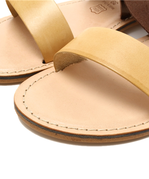 ROSE BUD(ローズバッド)の「(EDER)1262 WOMEN'S BICOLOR OPEN TOE FLAT SANDAL(サンダル・レディース・ホワイト系その他/イエロー系その他・37/36/39/38)」の8枚目の写真