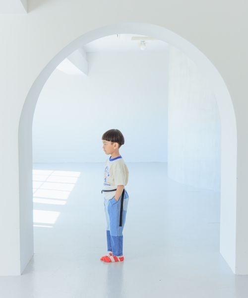 LOWRYS FARM(ローリーズファーム)の「デニムパッチワークパンツ 180008(デニムパンツ・キッズ・ブルー・110cm/120cm/130cm/140cm/150cm)」の11枚目の写真