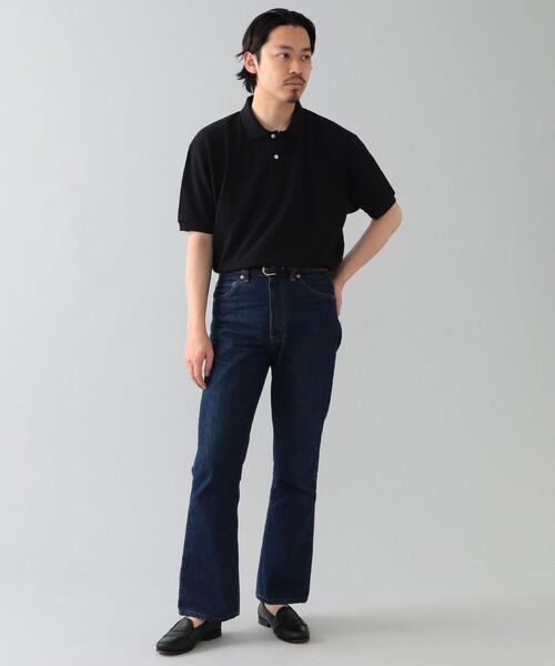 BEAMS F(ビームスエフ)の「ELACIO / カノコ ポロシャツ(ポロシャツ・メンズ・ホワイト/パープル系その他5/ホワイト系その他2/ダークグリーン/シルバー/ネイビー/ブルー系その他3/ブラック・4/3/5)」の10枚目の写真