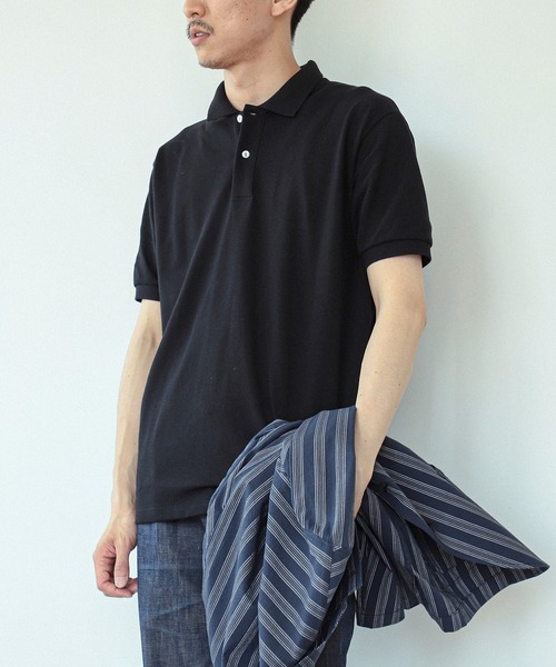 BEAMS F カノコ ポロシャツ ビームスエフ BEAMS F（ビームスF）ELACIO / カノコ ロングスリーブ