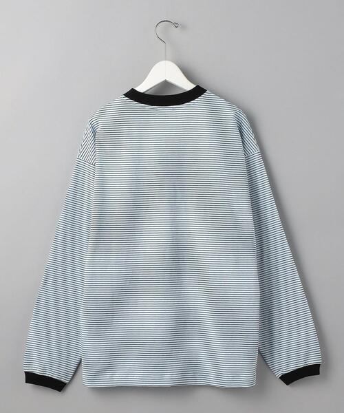 BEAUTY&YOUTH UNITED ARROWS（ビューティーアンドユースユナイテッドアローズ）の「ミジン ボーダー リンガー ロングスリーブ カットソー（Tシャツ/カットソー・メンズ・ライトブルー/ベージュ/オフホワイト・S/L/XL/M）」の18枚目の写真