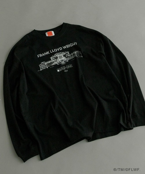 URBAN RESEARCH（アーバンリサーチ）の「FLW LONG-SLEEVE T-SHIRTS（Tシャツ/カットソー・メンズ・ブラック/ホワイト・MEDIUM/LARGE）」の2枚目の写真