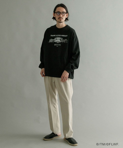 URBAN RESEARCH（アーバンリサーチ）の「FLW LONG-SLEEVE T-SHIRTS（Tシャツ/カットソー・メンズ・ブラック/ホワイト・MEDIUM/LARGE）」の3枚目の写真