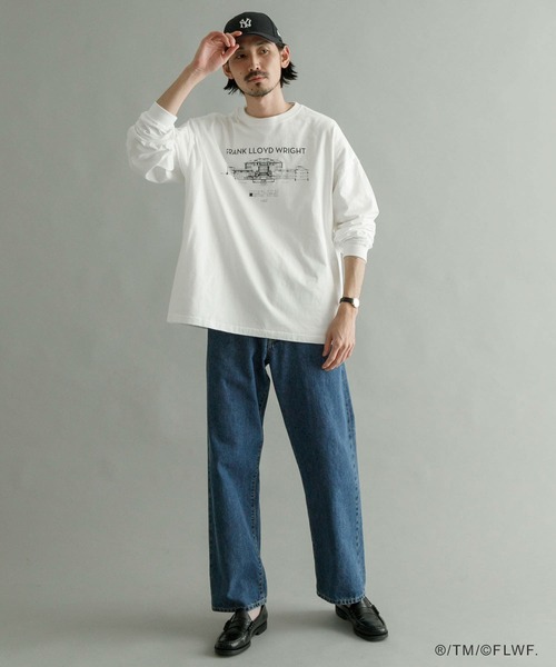 URBAN RESEARCH（アーバンリサーチ）の「FLW LONG-SLEEVE T-SHIRTS（Tシャツ/カットソー・メンズ・ブラック/ホワイト・MEDIUM/LARGE）」の5枚目の写真