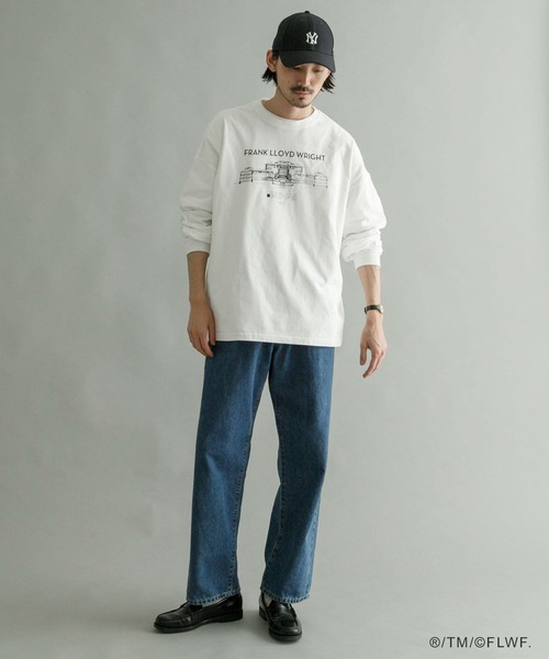 URBAN RESEARCH（アーバンリサーチ）の「FLW LONG-SLEEVE T-SHIRTS（Tシャツ/カットソー・メンズ・ブラック/ホワイト・MEDIUM/LARGE）」の20枚目の写真