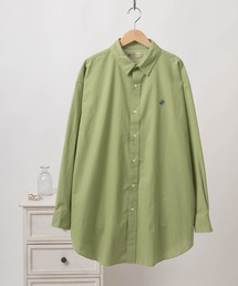 BEVERLY HILLS POLO CLUB（ビバリーヒルズポロクラブ）の「【BEVERLY HILLS POLO CLUB/ビバリーヒルズポロクラブ】スーパーワイドシルエット レギュラーカラーシャツ 無地＆ストライプ柄/長袖シャツ（シャツ/ブラウス）」