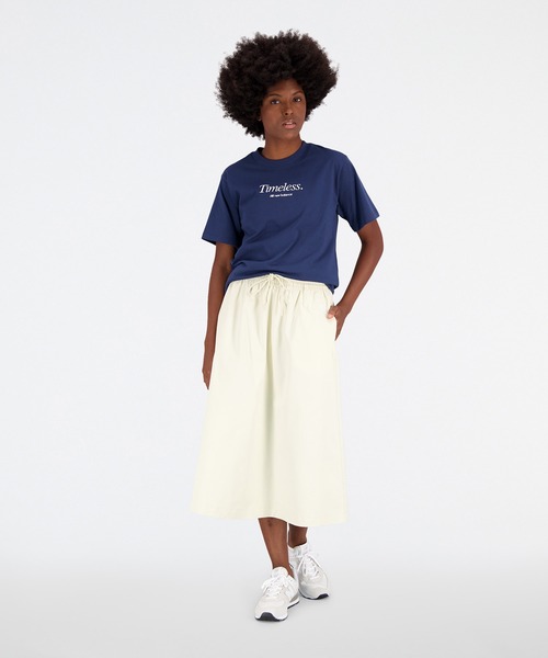 NEW BALANCE（ニューバランス）の「NB Athletics Icono グラフィックショートスリーブTシャツ（Tシャツ/カットソー・レディース・ネイビー/レッド/ブラック/アイボリー・SMALL/MEDIUM/LARGE/X-LARGE）」の6枚目の写真