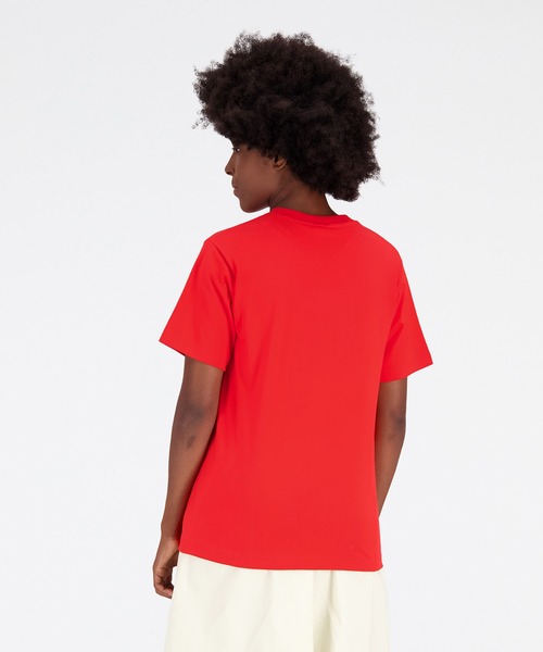 NEW BALANCE（ニューバランス）の「NB Athletics Icono グラフィックショートスリーブTシャツ（Tシャツ/カットソー・レディース・ネイビー/レッド/ブラック/アイボリー・SMALL/MEDIUM/LARGE/X-LARGE）」の8枚目の写真
