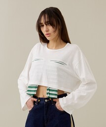 kotohayokozawa | 【kotohayokozawa/コトハヨコザワ】クロップドロングT(Tシャツ/カットソー)