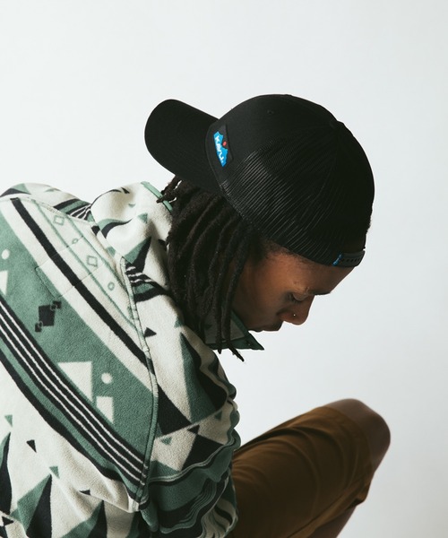 KAVU(カブー)の「KAVU/カブー Carry On/キャリーオン(キャップ・メンズ・ブラック/タン・FREE)」の3枚目の写真