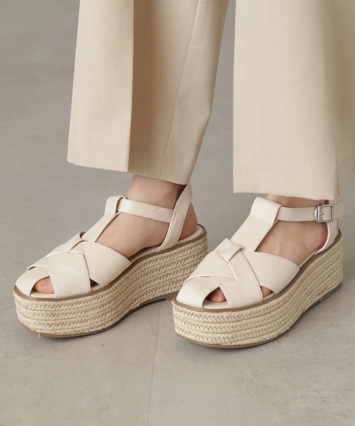 FREE'S MART（フリーズマート）の「◆ジュートグルカサンダル（サンダル・レディース・ブラウン/ブラック/ホワイト・MEDIUM/SMALL）」の2枚目の写真