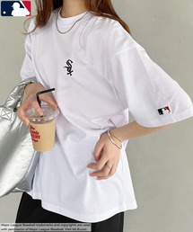 【WEB限定 別注】MLB チームロゴワンポイント刺繍 クルーネック 半袖Tシャツ