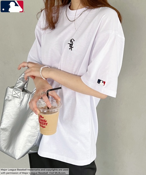 SAFARI ドジャース 別注限定 MLBチームロゴ刺繍Tシャツ 半袖 SAFARI ドジャース 別注限定 MLBチームロゴ刺繍Tシャツ 半袖 SAFARI