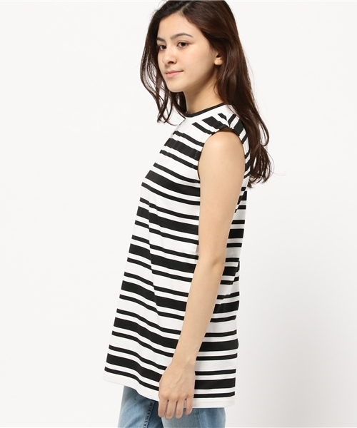 N.（N. Natural Beauty Basic）（エヌエヌナチュラルビューティーベーシック）の「ポンチノースリチュニックカットソー（Tシャツ/カットソー・レディース・ブラック系その他/ダークネイビー・MEDIUM）」の10枚目の写真