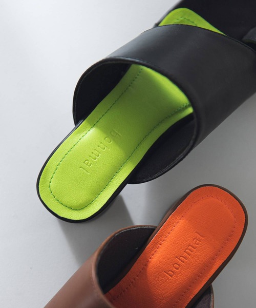 bohmal（ボマール）の「スクエアトゥセパレートトングサンダル（サンダル・レディース・ブラウン/ブラック・23.0cm/23.5cm/24.0cm/24.5cm）」の10枚目の写真