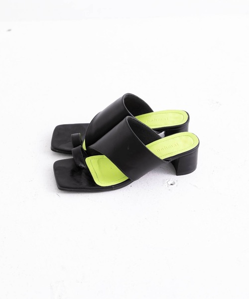 bohmal（ボマール）の「スクエアトゥセパレートトングサンダル（サンダル・レディース・ブラウン/ブラック・23.0cm/23.5cm/24.0cm/24.5cm）」の22枚目の写真