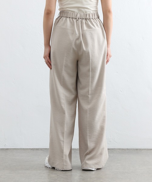 COLONY 2139（コロニートゥーワンスリーナイン）の「テックリネンワイドパンツ（スラックス・レディース・ブラック/サックスブルー/ライトベージュ・SMALL/MEDIUM/LARGE）」の17枚目の写真