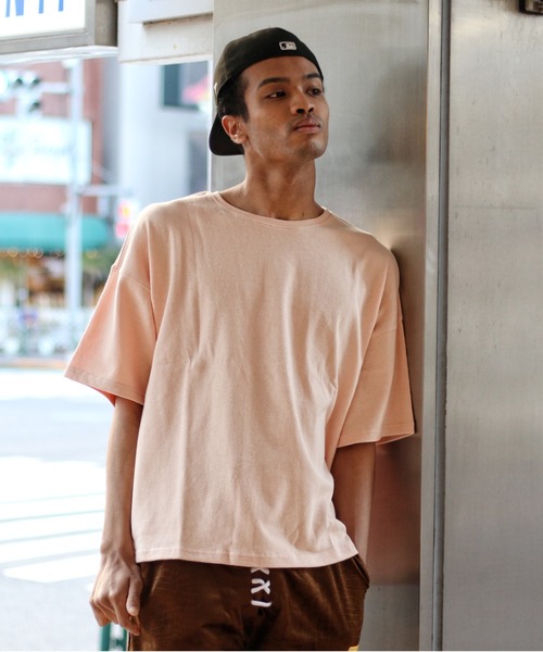 Tシャツ・カットソー Polysooem : 25SS / STUDDED NECK TEE (3COLORS) セール】【ACTIVE SECT】《限定展開》ハイゲージスムースTシャツ