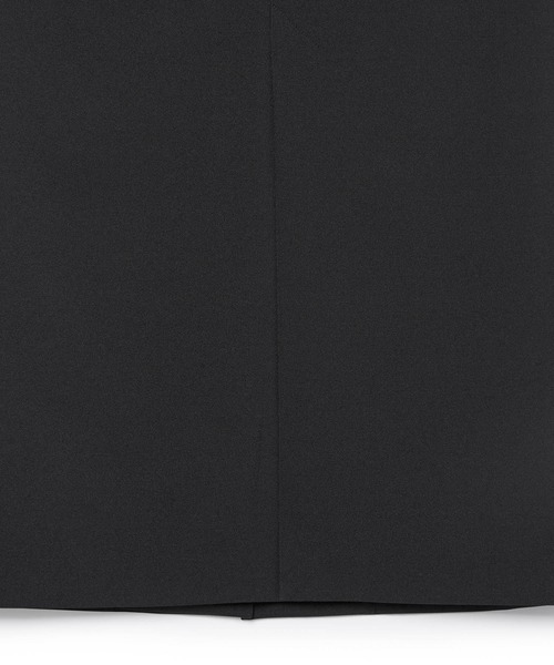 【極美品】23SS アダムエロペ ノーカラーベストワンピース ブラック フリー ADAM ET ROPÉ FEMME(アダム エ ロペ ファム) / ノーカラーベスト