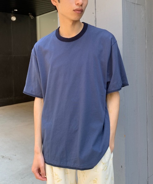 URU（ウル）の「URU/ウル/SHORT SLEEVE TEE（Tシャツ/カットソー・メンズ・ブラウン/グレー/ネイビー・2）」の5枚目の写真