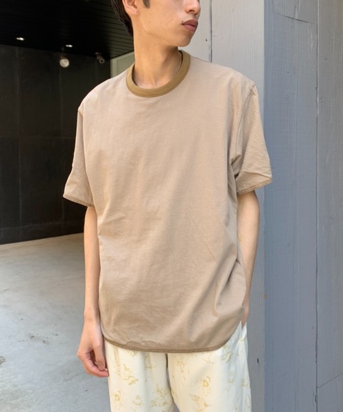 URU（ウル）の「URU/ウル/SHORT SLEEVE TEE（Tシャツ/カットソー・メンズ・ブラウン/グレー/ネイビー・2）」の6枚目の写真