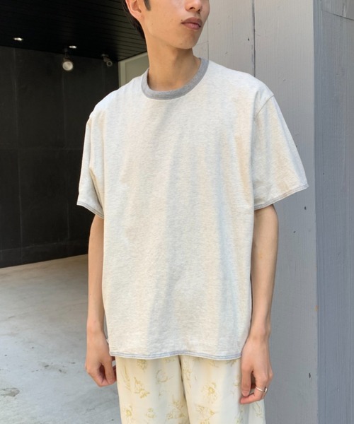 URU（ウル）の「URU/ウル/SHORT SLEEVE TEE（Tシャツ/カットソー・メンズ・ブラウン/グレー/ネイビー・2）」の7枚目の写真