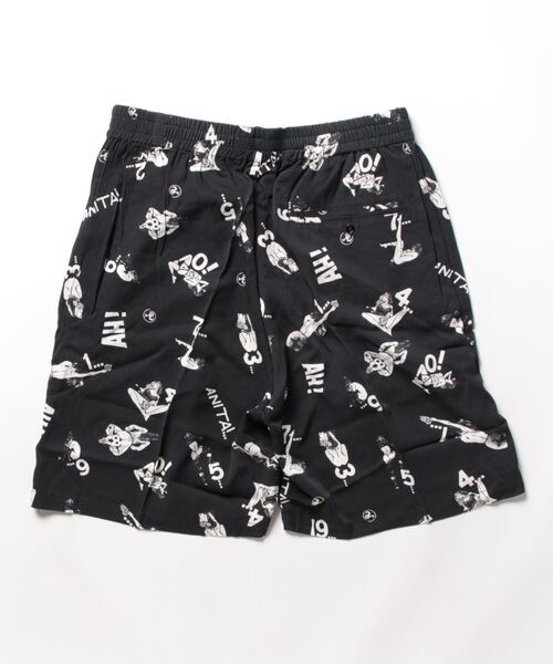 bonjour records（ボンジュールレコーズ）の「【Richardson/リチャードソン】 Crepax Aloha Shorts クレパックスアロハショーツ（その他パンツ・メンズ・ホワイト/ブラック・XL/L/M）」の3枚目の写真