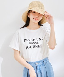 VIS | 【接触冷感・洗える】シンプルロゴTシャツ(Tシャツ/カットソー)