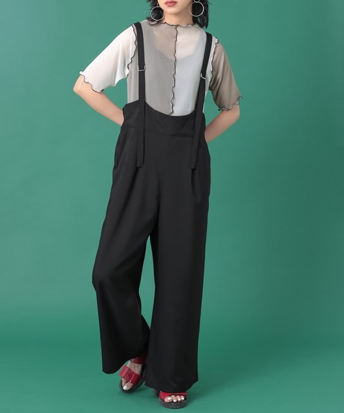 n'OrLABEL(ノアールレーベル)の「『前後2wayメッシュシアー配色カットソー』(Tシャツ/カットソー・レディース・ピンク/オフホワイト/ブラック・M/L/LL)」の7枚目の写真