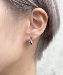 スターリーフープピアス SILVER