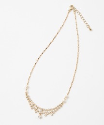 AIMER | チェコガラスラインストーンネックレス(ネックレス)