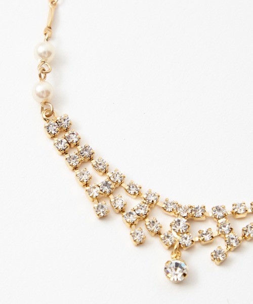 AIMER(エメ)の「チェコガラスラインストーンネックレス(ネックレス・レディース・ゴールド/シルバー・FREE)」の10枚目の写真