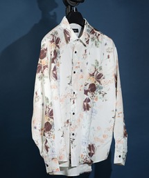 ビッグシルエット総柄シャツ