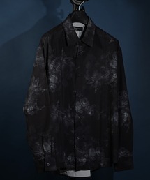 ビッグシルエット総柄シャツ