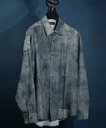 ビッグシルエット総柄シャツ