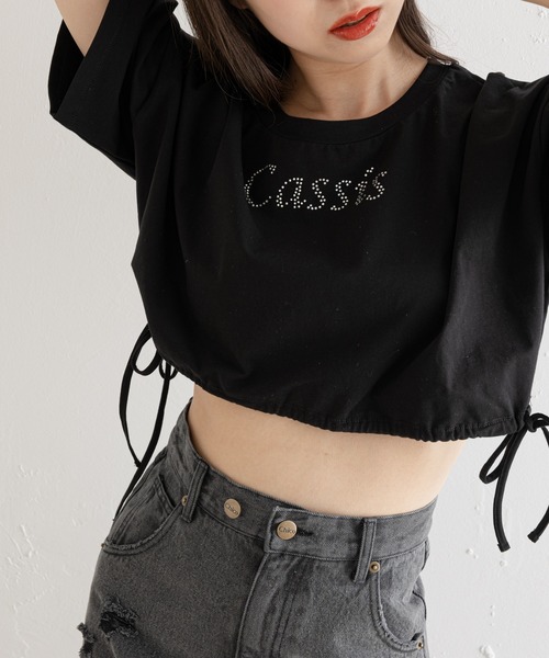 Chico(チコ)の「サイドリボン短丈ロゴT(Tシャツ/カットソー・レディース・ホワイト系その他2/ブラック/イエロー/ホワイト・FREE)」の13枚目の写真